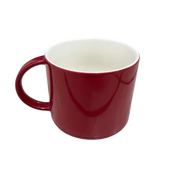 Never used 2012 Starbucks red and white porcelain coffee mug - Picture 3 of 8